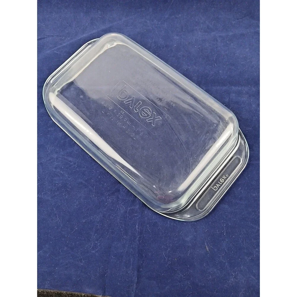Vintage Pyrex 232-R Clear Glass 2 Qt Baking Pan Casserole Dish 11x7x2 USA
